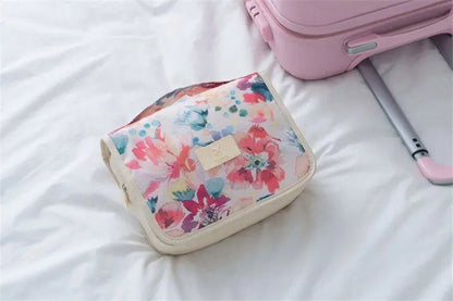 Trousse de Toilette de Voyage Fleurs Voyage Paisible