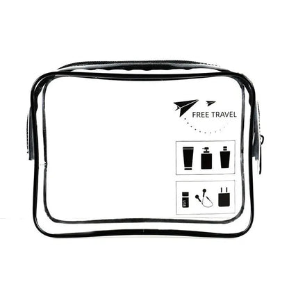 Trousse de Toilette Transparente Voyage Paisible