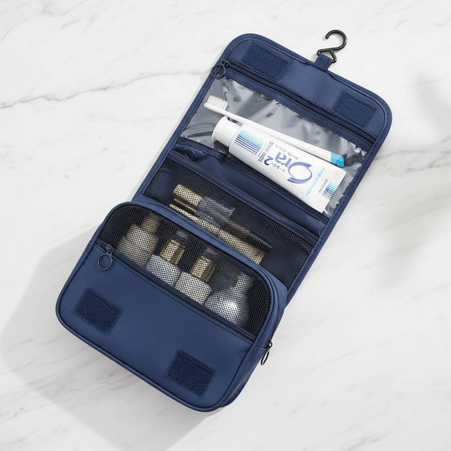 Vue d'ensemble trousse ouverte